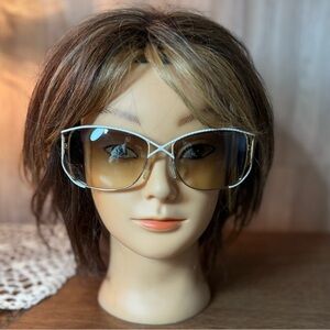 Cazal Vintage Model 9041 Gold and Brown Sunglasses Stylish Made in Germany